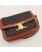 Sac Triomphe cognac - 22 x 15.5 x 6 cm