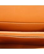 Sac Triomphe cognac - 22 x 15.5 x 6 cm