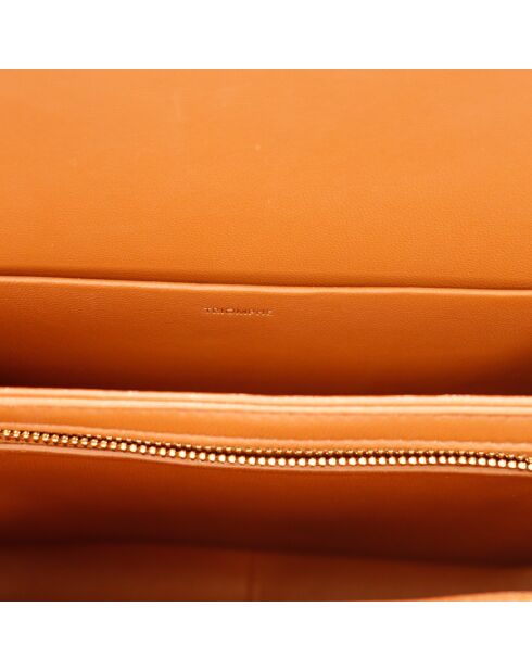 Sac Triomphe cognac - 22 x 15.5 x 6 cm