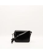 Sac en cuir Triomphe Teen noir - 18.5 x 13.5 x 7 cm