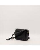 Sac en cuir Triomphe Teen noir - 18.5 x 13.5 x 7 cm