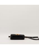 Sac en cuir Triomphe Teen noir - 18.5 x 13.5 x 7 cm