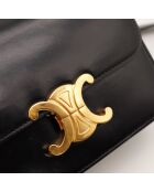 Sac en cuir Triomphe Teen noir - 18.5 x 13.5 x 7 cm