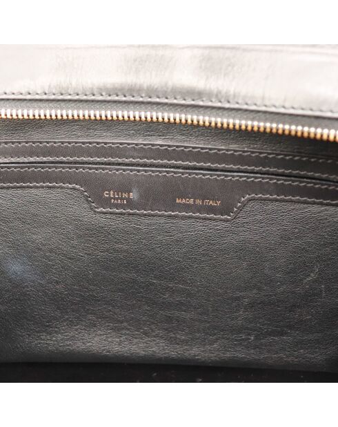 Sac en cuir Trapèze tricolore - 48 x 24 x 33 cm
