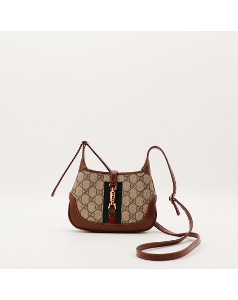 Sac Jackie 1961 Mini marron - 19 x 13 x 3 cm