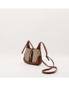 Sac Jackie 1961 Mini marron - 19 x 13 x 3 cm