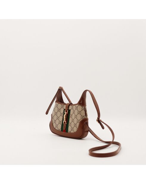 Sac Jackie 1961 Mini marron - 19 x 13 x 3 cm