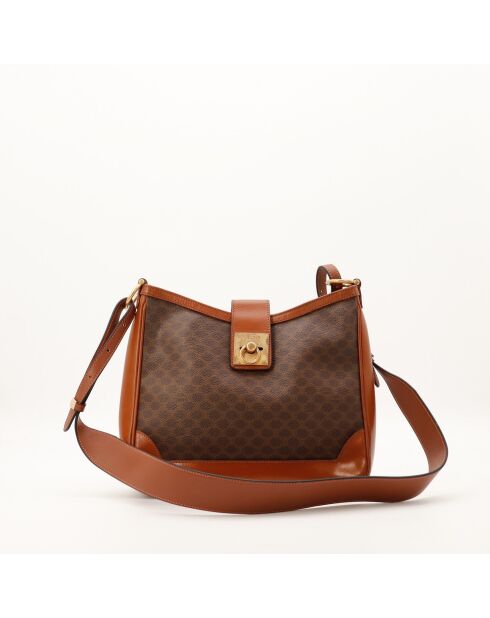 Sac Hobo Macadam marron - 27 x 24 x 8 cm