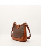 Sac Hobo Macadam marron - 27 x 24 x 8 cm