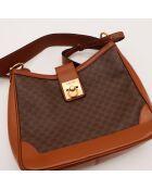 Sac Hobo Macadam marron - 27 x 24 x 8 cm