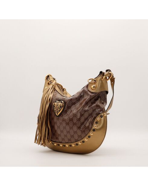 Sac Babouska marron - 37 x 33 x 7 cm