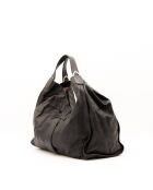 Sac en cuir Stirrup Hobo noir - 36 x 29 x 18 cm