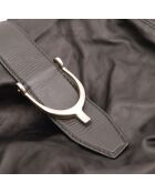 Sac en cuir Stirrup Hobo noir - 36 x 29 x 18 cm