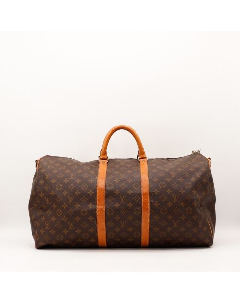 Sac de voyage Keepall 55 Bandoulière marron - 55 x 31 x 26 cm