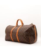 Sac de voyage Keepall 55 Bandoulière marron - 55 x 31 x 26 cm