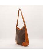 Sac Hobo marron - 26 x 29 x 6 cm