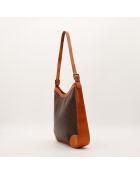Sac Hobo marron - 26 x 29 x 6 cm