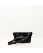 Sac en cuir Triomphe Vintage noir - 23 x 18 x 5 cm