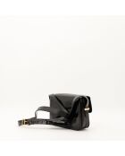 Sac en cuir Triomphe Vintage noir - 23 x 18 x 5 cm