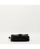 Sac en cuir Triomphe Vintage noir - 23 x 18 x 5 cm