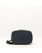 Sac en cuir Seau bleu nuit - 27 x 30 x 15 cm