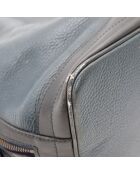 Sac en cuir Seau bleu nuit - 27 x 30 x 15 cm