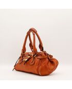 Sac en cuir Paddington terracotta - 36 x 20 x 19 cm