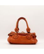 Sac en cuir Paddington terracotta - 36 x 20 x 19 cm