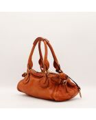 Sac en cuir Paddington terracotta - 36 x 20 x 19 cm