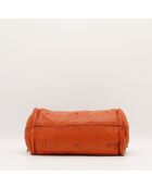Sac en cuir Paddington terracotta - 36 x 20 x 19 cm