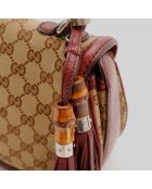 Sac Bambou 1947 beige - 25 x 17 x 9 cm