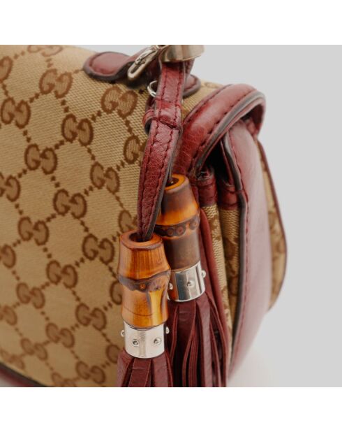 Sac Bambou 1947 beige - 25 x 17 x 9 cm