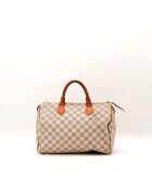 Sac Speedy 30 Damier beige - 30 x 21 x 17 cm
