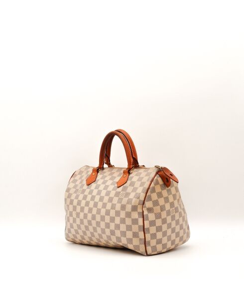 Sac Speedy 30 Damier beige - 30 x 21 x 17 cm