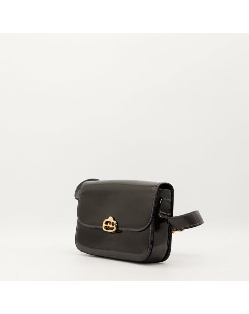 Sac en cuir Sulky noir - 24 x 17 x 6 cm
