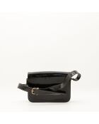 Sac en cuir Sulky noir - 24 x 17 x 6 cm
