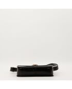 Sac en cuir Sulky noir - 24 x 17 x 6 cm