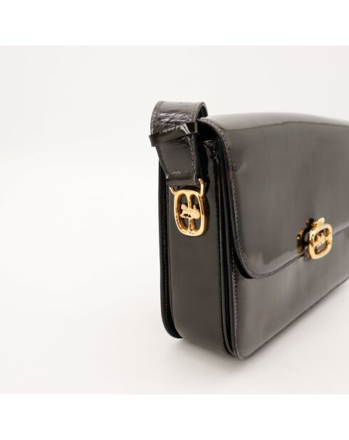 Sac en cuir Sulky noir - 24 x 17 x 6 cm
