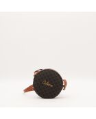 Sac Rond Triomphe marron - 14 x 14 x 4 cm