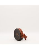 Sac Rond Triomphe marron - 14 x 14 x 4 cm