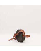 Sac Rond Triomphe marron - 14 x 14 x 4 cm