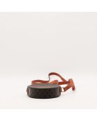 Sac Rond Triomphe marron - 14 x 14 x 4 cm