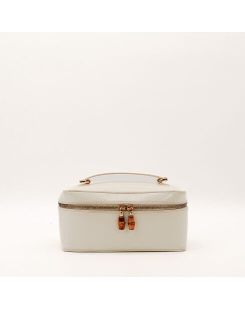 Vanity en cuir gris - 22 x 11 x 14 cm