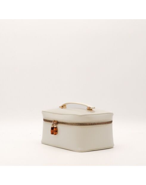 Vanity en cuir gris - 22 x 11 x 14 cm