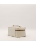 Vanity en cuir gris - 22 x 11 x 14 cm