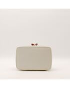 Vanity en cuir gris - 22 x 11 x 14 cm