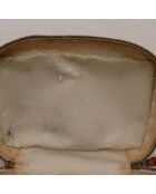 Vanity en cuir gris - 22 x 11 x 14 cm