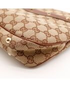 Sac Mini Hobo Anita Bambou beige - 28 x 19 x 7 cm