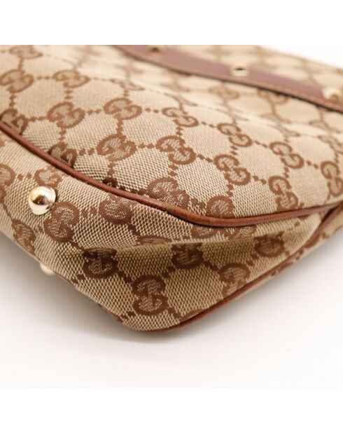 Sac Mini Hobo Anita Bambou beige - 28 x 19 x 7 cm