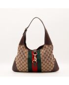 Sac Jackie Bouvier marron - 38 x 27 x 3.8 cm